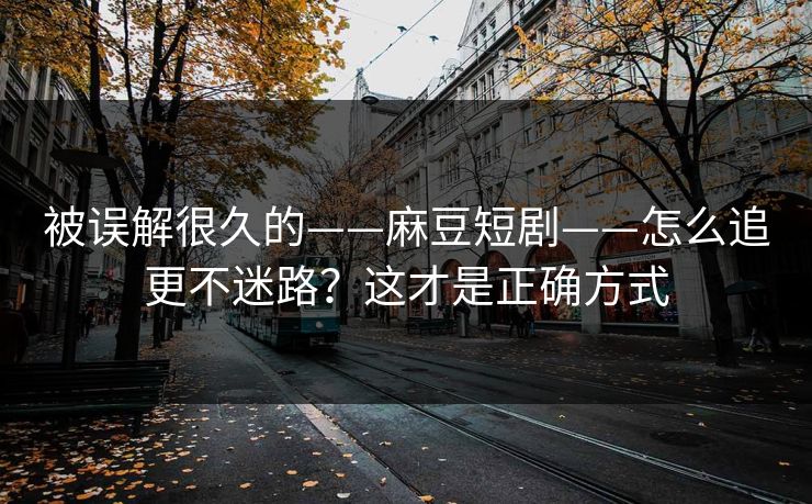 被误解很久的——麻豆短剧——怎么追更不迷路？这才是正确方式